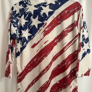 Patriotic American Flag Shirt